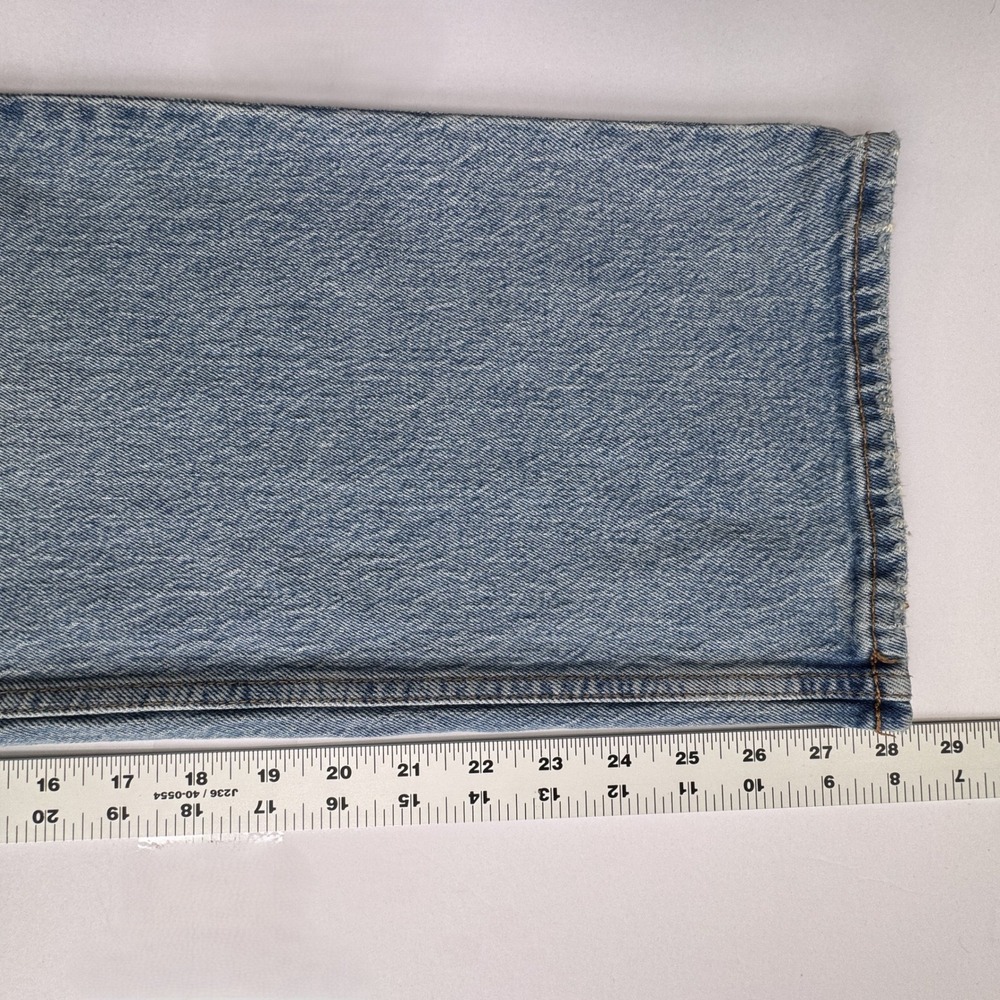 Abercrombie & Fitch The Baggy Low Rise Jeans Womens 27 4S Light Wash Blue NWT - Picture 7 of 12